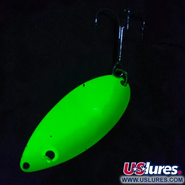 Seneca Little Cleo (Hula Girl) UV, żółty/zielony/nikiel UV, 21 g błystka wahadłowa #19555