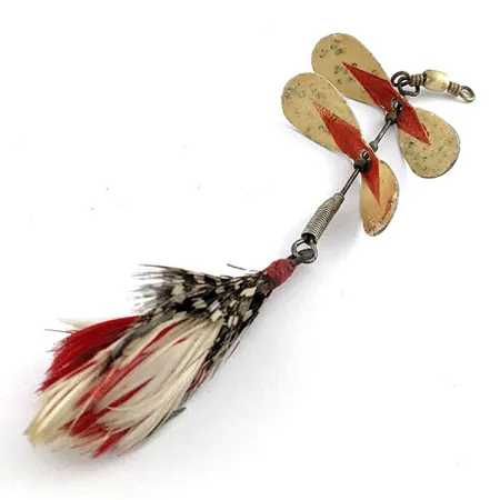 Pflueger Tandem Spinner, nikiel/czerwony, 10 g błystka obrotowa #19559