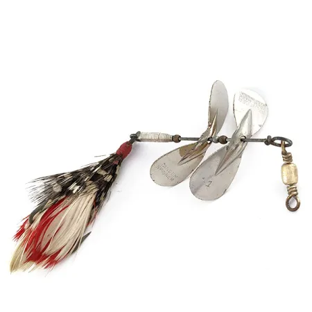 Pflueger Tandem Spinner, nikiel/czerwony, 10 g błystka obrotowa #19559