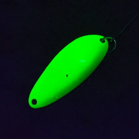 Seneca Flutter Cleo (Hula Girl), nikiel/żółty/zielony UV, 4 g błystka wahadłowa #19566