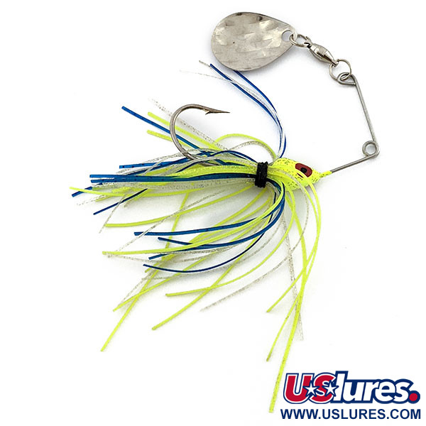  Strike King Mini-King Spinnerbait, nikiel/chartreuse, 7 g  #19646