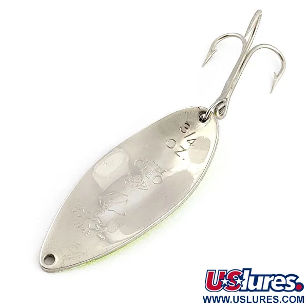 Seneca Little Cleo (Hula Girl) UV, nikiel/chartreuse UV, 21 g błystka wahadłowa #19665