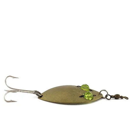 Hofschneider Red Eye Junior, mosiądz/zielony, 11 g błystka wahadłowa #19706