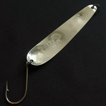 Luhr Jensen Flutter 44, srebro/niebieski, 4 g błystka wahadłowa #19713