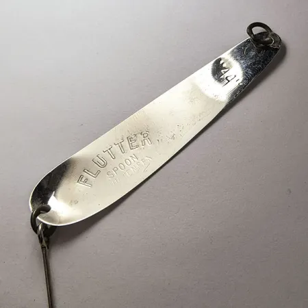 Luhr Jensen Flutter 44, srebro/niebieski, 4 g błystka wahadłowa #19713