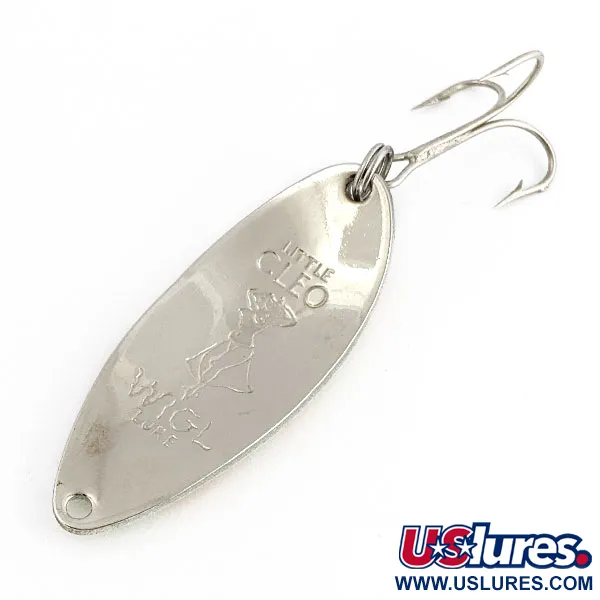 Seneca Little Cleo (Hula Girl) Glow, nikiel/czerwony/biały Glow, 14 g błystka wahadłowa #19752