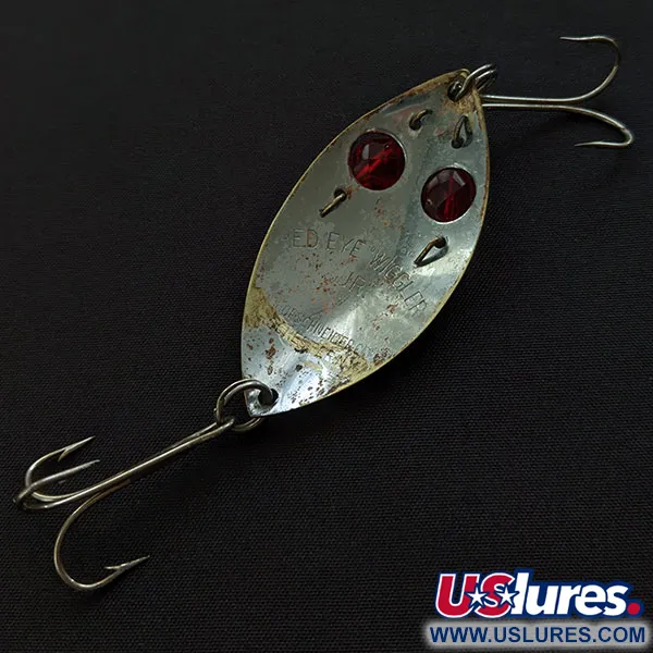 Hofschneider Red Eye Junior, nikiel/mosiądz/czerwone oczy, 13 g błystka wahadłowa #19768