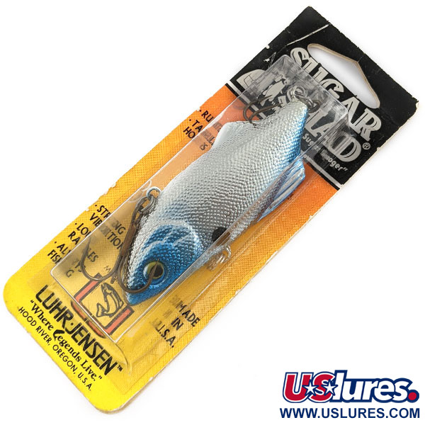  Luhr Jensen's Sugar Shad, Silver/Blue, 14 g wobler #19774