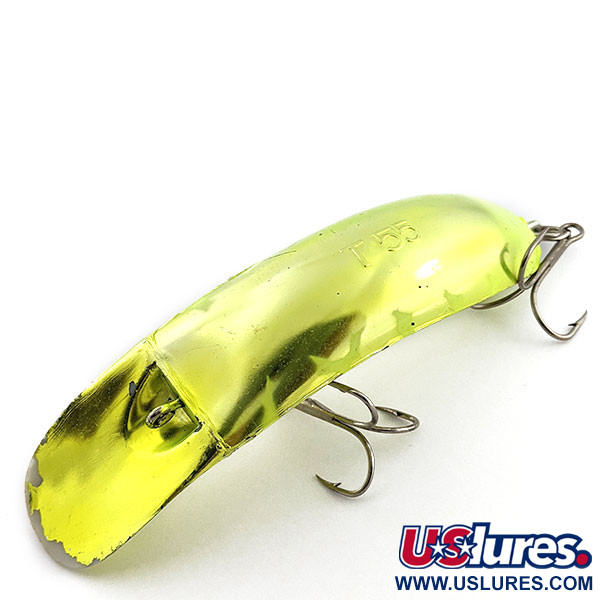 Yakima Bait FlatFish T55, сhartreuse UV, 28 g wobler #19794