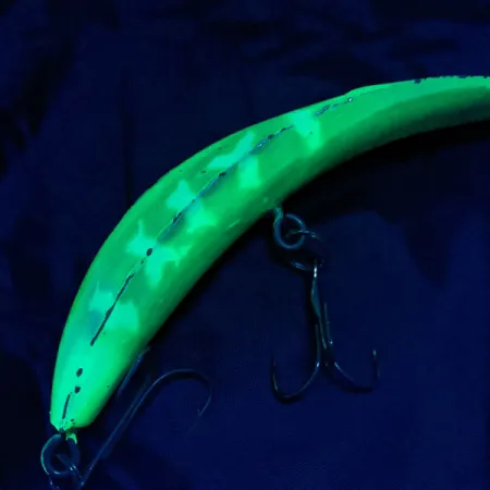 Yakima Bait FlatFish T55, сhartreuse UV, 28 g wobler #19794