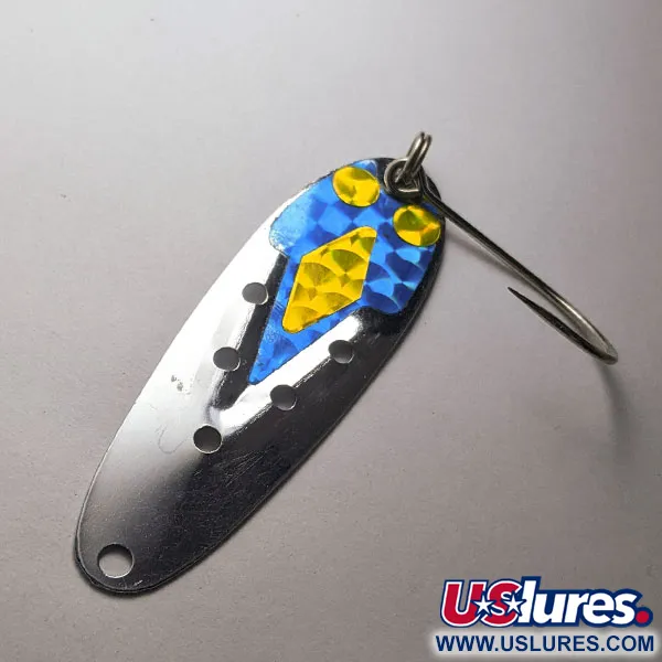Heddon Sculpin, nikiel/niebieski/żółty, 5 g błystka wahadłowa #19828