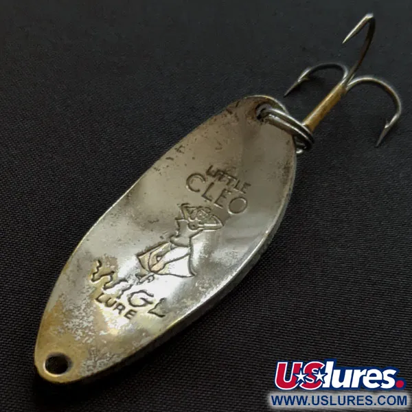 Seneca Little Cleo (Hula Girl), biała perła/zielona/nikiel, 18 g błystka wahadłowa #19862