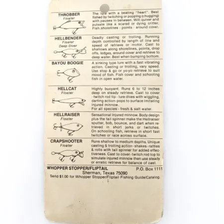Whopper Stopper Bayou Boogie, Barfish, 7 g wobler #19873