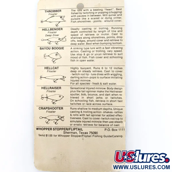  Whopper Stopper Bayou Boogie, Barfish, 7 g wobler #19873