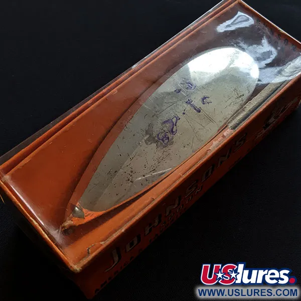  Johnson Silver Minnow 1410 (1950s), srebro, 28 g błystka wahadłowa #19878