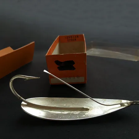 Johnson Silver Minnow 1410 (1950s), srebro, 28 g błystka wahadłowa #19878