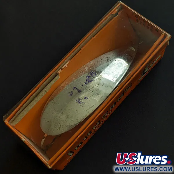  Johnson Silver Minnow 1410 (1950s), srebro, 28 g błystka wahadłowa #19878