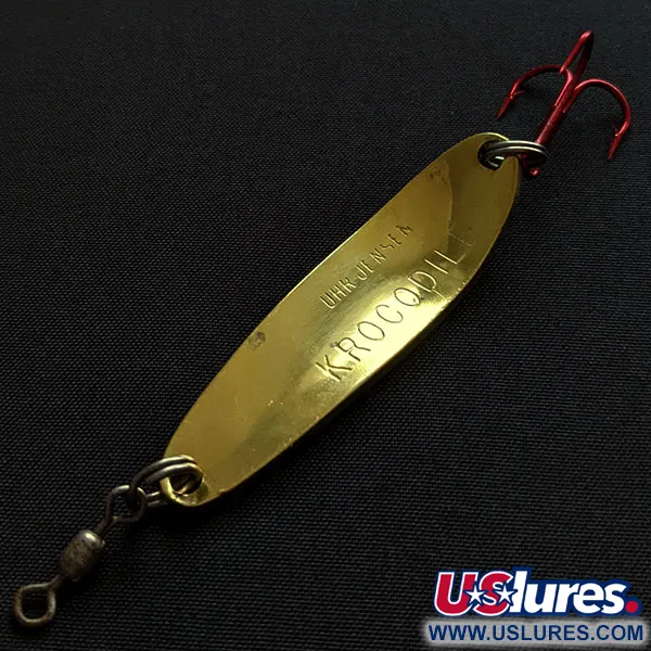 Luhr Jensen Krocodile #3, złoto, 10 g błystka wahadłowa #19881