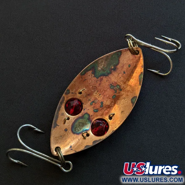 Hofschneider Red Eye Wiggler, miedz/czerwone oczy, 25 g błystka wahadłowa #19923