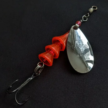  Luhr Jensen Tee Spoon #3, nikiel/czerwony UV, 7 g błystka obrotowa #19934