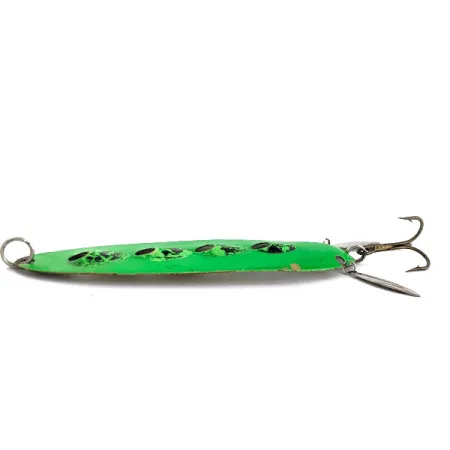 Heddon Sounder UV, zielony/mosiądz/biały UV, 19 g błystka wahadłowa #19980