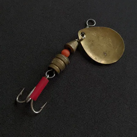 Monti Swiss Lures, mosiądz/czarny, 5 g błystka obrotowa #20050