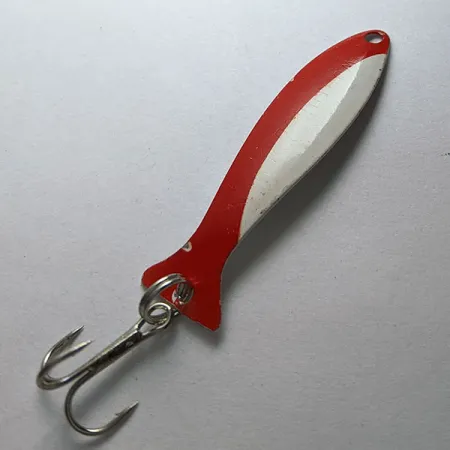 Worth Fly Rod Demon , czerwony/biały/nikiel, 1,5 g błystka wahadłowa #20080