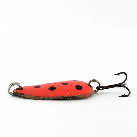 Luhr Jensen Rocket 88 UV, mosiądz/czarny/czerwony UV, 9 g błystka wahadłowa #20095