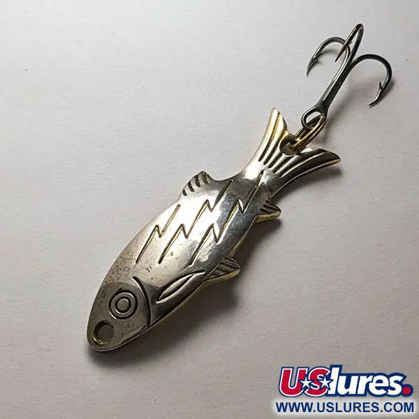  Atlantic Lures Golden Wobble-Fish, złoto/nikiel, 7 g błystka wahadłowa #20128