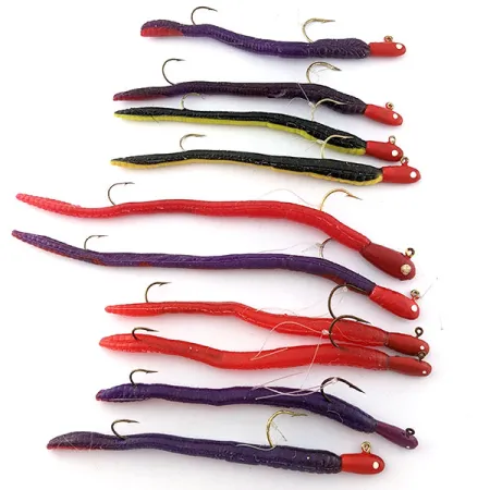 Westy Worms 1/4 4'' 1/2 6'', 10 pieces