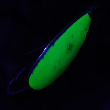 Johnson Silver Minnow UV, żółty UV/nikiel, 21 g błystka wahadłowa #20164