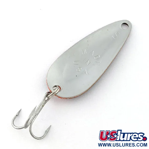 Worth Chippewa Steel Spoon, czerwony/czarny/nikiel, 6 g błystka wahadłowa #20165