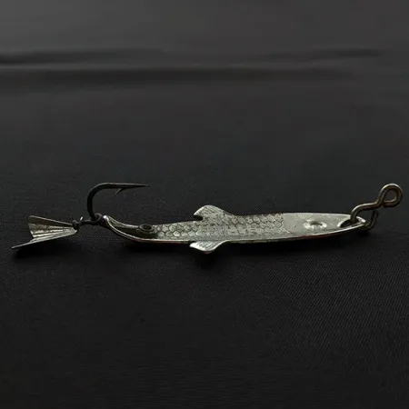 Vintage Fred Arbogast Spin-Liz fishing lure, srebro, 7 g błystka wahadłowa #20187