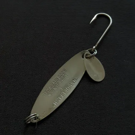 Luhr Jensen Needlefish 1, nikiel/czarny/biały, 2 g błystka wahadłowa #20219