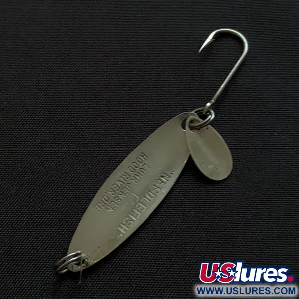  Luhr Jensen Needlefish 1, nikiel/czarny/biały, 2 g błystka wahadłowa #20219