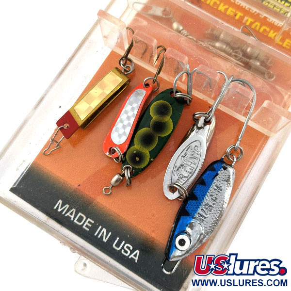 Luhr Jensen Vintage Luhr jensen 5 Lure Pockit kit, ,  g błystka wahadłowa #20287