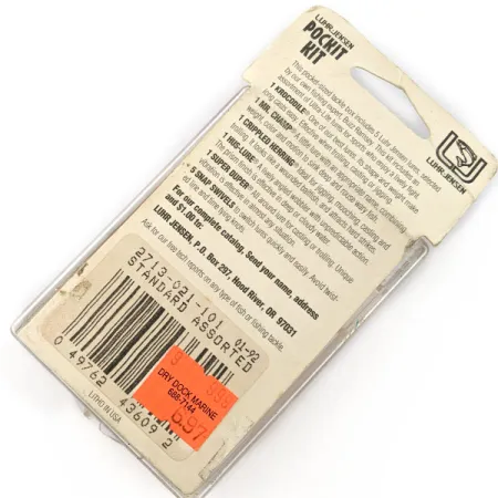 Luhr Jensen Vintage Luhr jensen 5 Lure Pockit kit błystka wahadłowa #20287