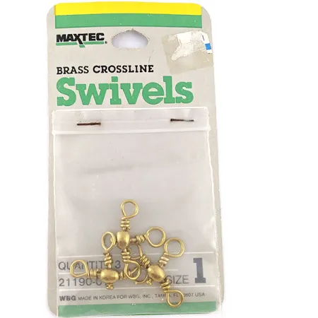 Maxtec Brass Crossline Swivels