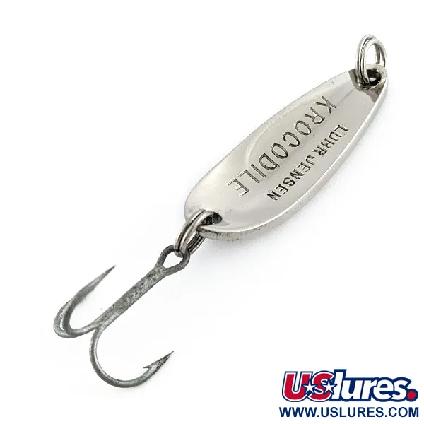 Luhr Jensen Krocodile, nikiel, 9 g błystka wahadłowa #20397