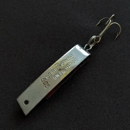 South Bend Super-Duper 503, nikiel/czerwony, 4,3 g błystka wahadłowa #20423