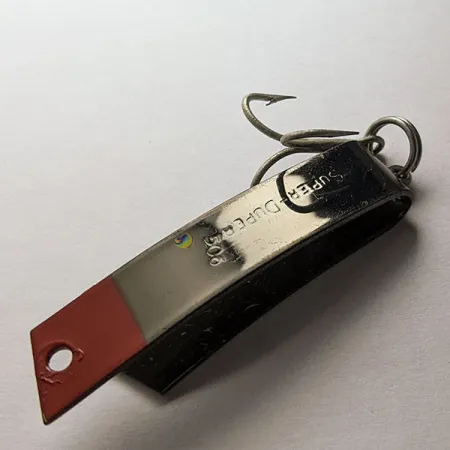 Luhr Jensen Super-Duper 506, сzarny czerwony, 7 g błystka wahadłowa #20424