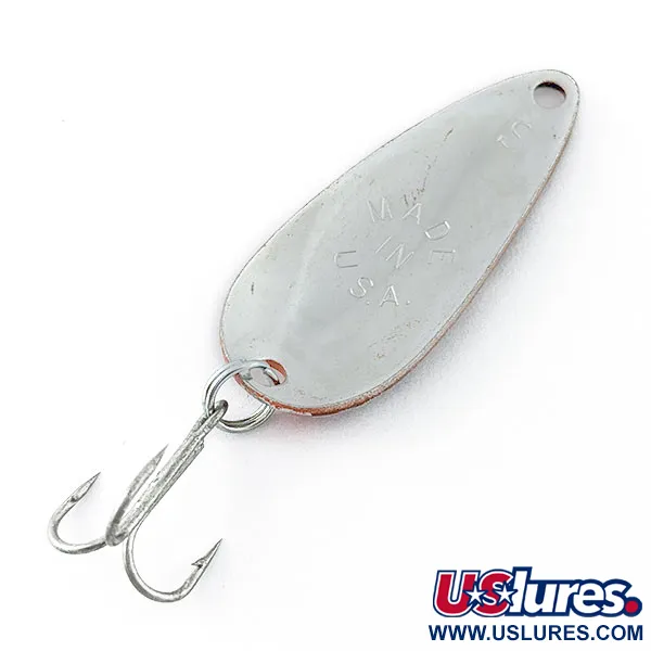 Worth Chippewa Steel Spoon, nikiel/czerwony/czarny, 6 g błystka wahadłowa #20480