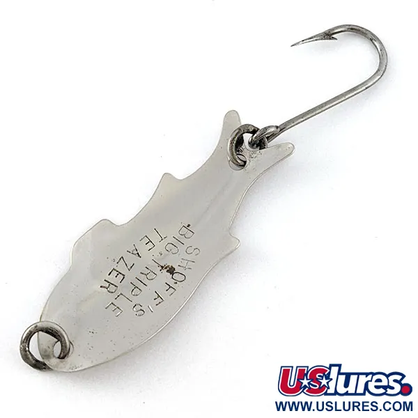 Shoff's Big Triple Teazer, nikiel, 2 g błystka wahadłowa #20503