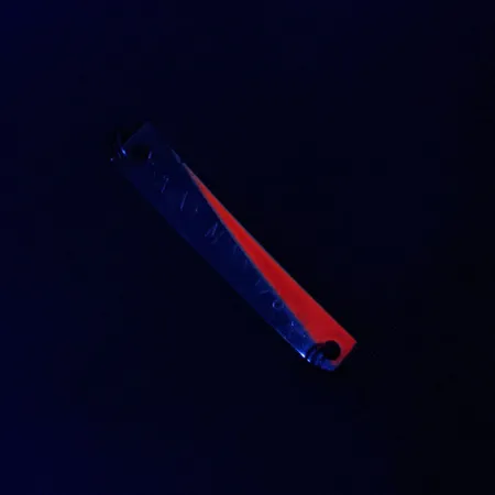 Yakima Bait Skiny-miny, nikiel/pomarańczowy UV, 4 g błystka wahadłowa #20509