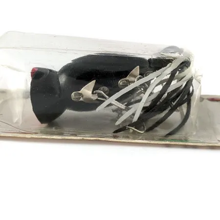 Fred Arbogast Hula Popper, black, 10 g wobler #20518