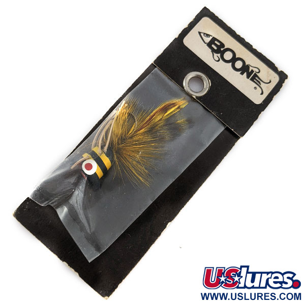 Boone Bait  Boone Fly popper, czarno żółty,  g  #20540