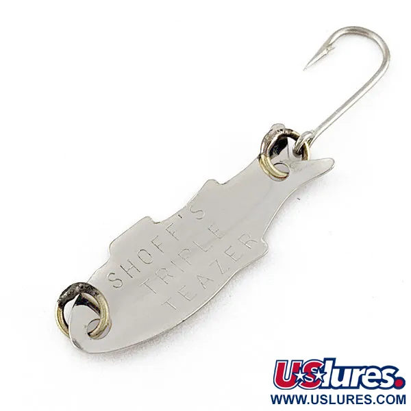 Shoff's Triple Teazer, nikiel, 1,1 g błystka wahadłowa #20628
