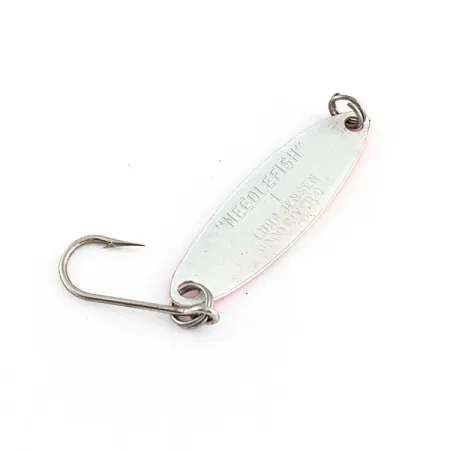 Luhr Jensen Needlefish 1, biały/różowy, 2 g błystka wahadłowa #20630