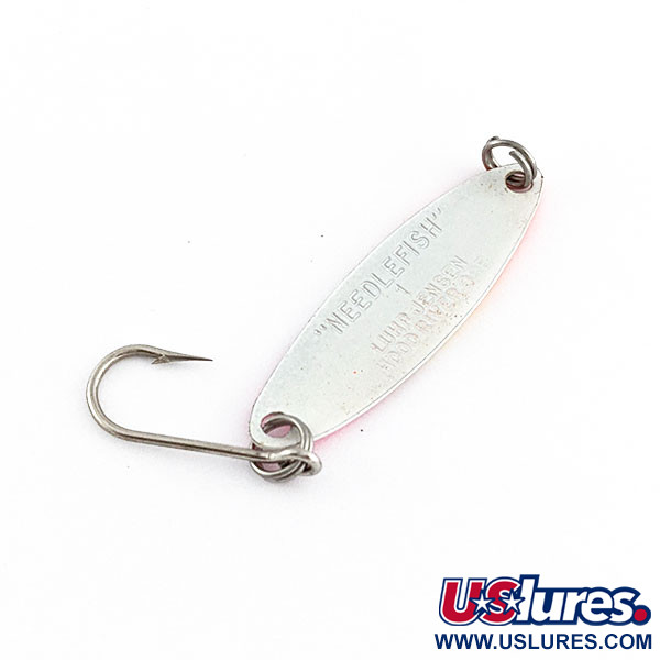  Luhr Jensen Needlefish 1, biały/różowy, 2 g błystka wahadłowa #20630