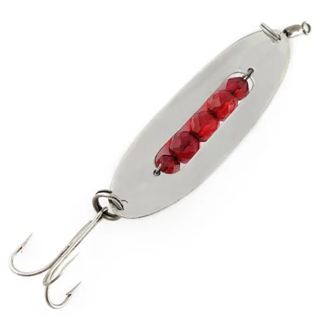 Hex Baits, nikiel/czerwone oczy, 21 g błystka wahadłowa #20665